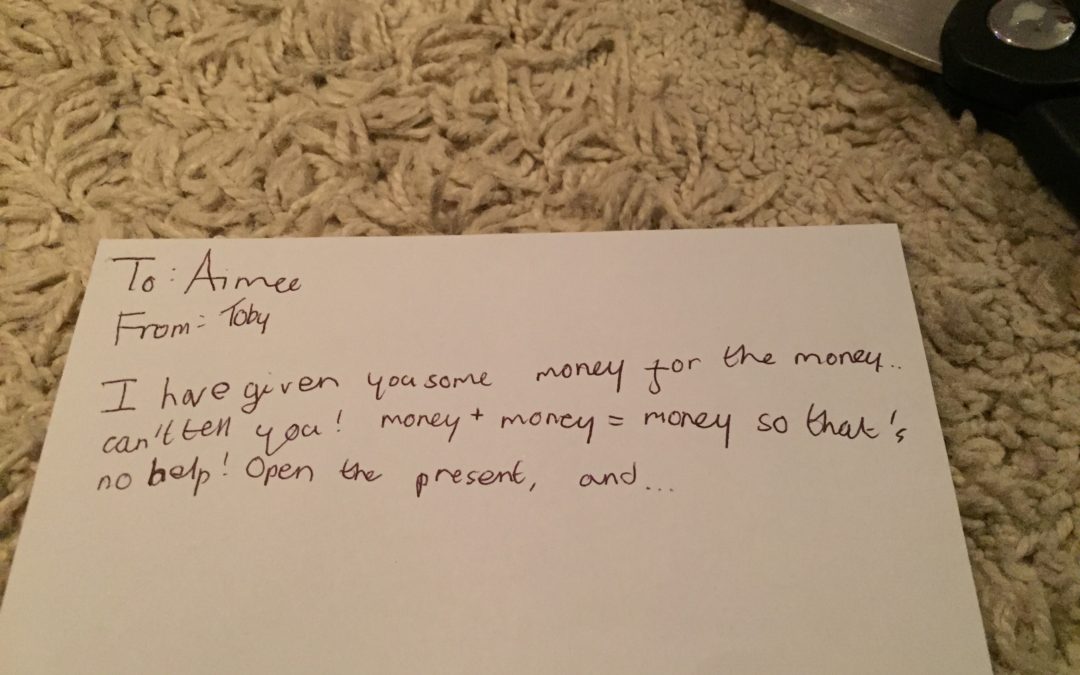 Notes to Aimee and Erin